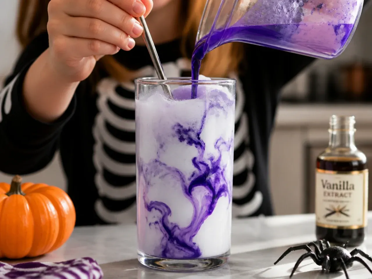 kid friendly halloween drinks recipe step 3