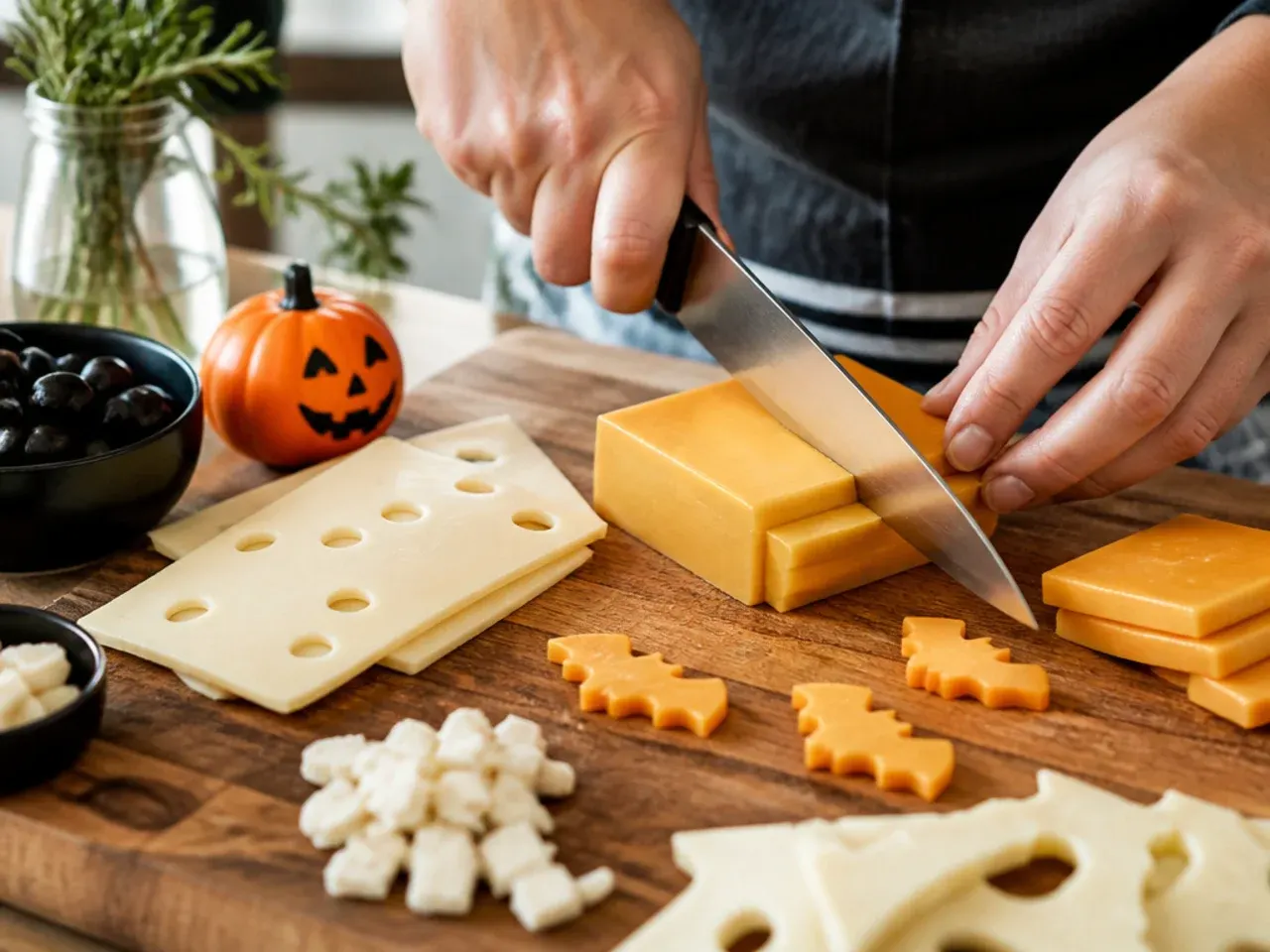 kids halloween charcuterie board recipe step 4