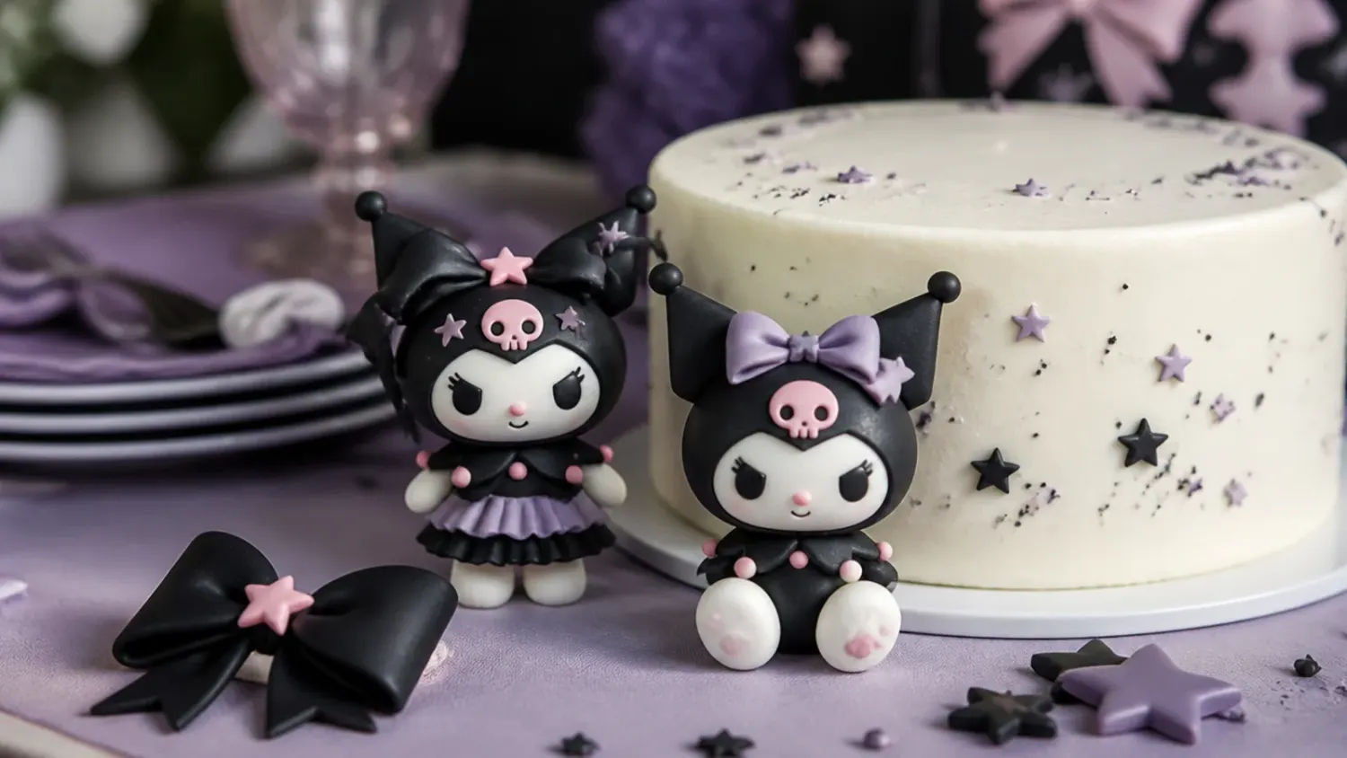 kuromi cake topper — 20 Cute Kuromi Cake Topper Ideas