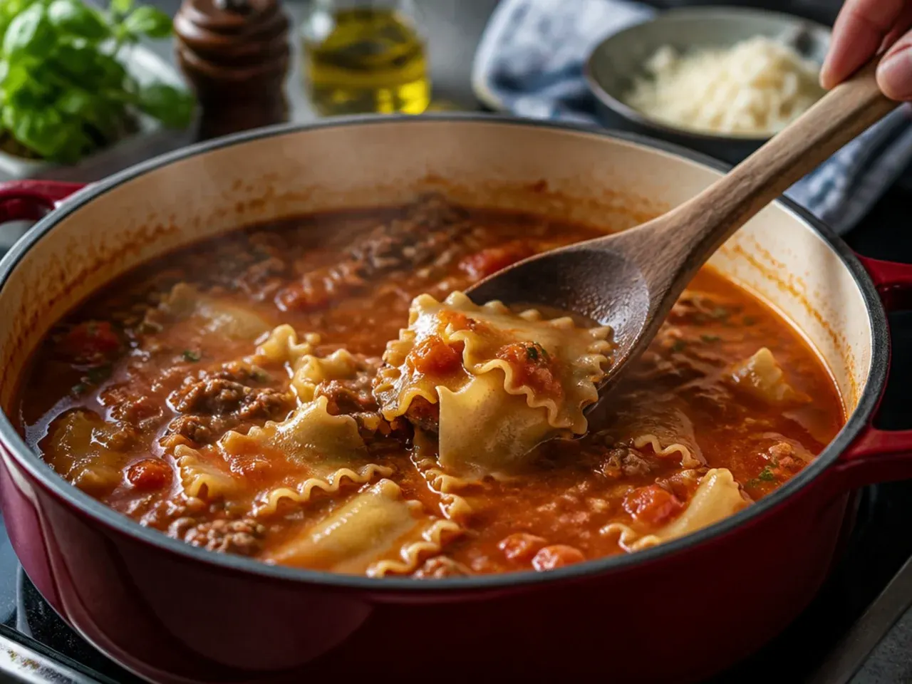 lasagna soup recipe step 5