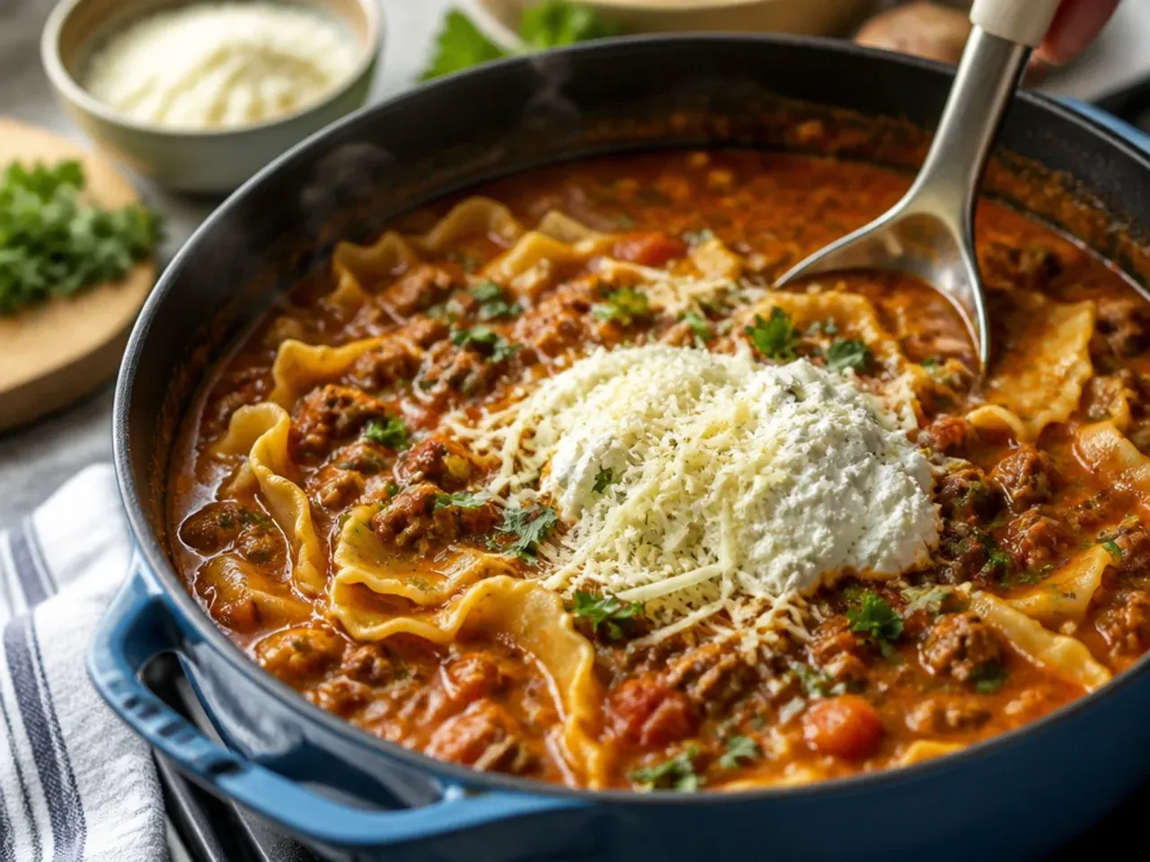 lasagna soup recipe step 7