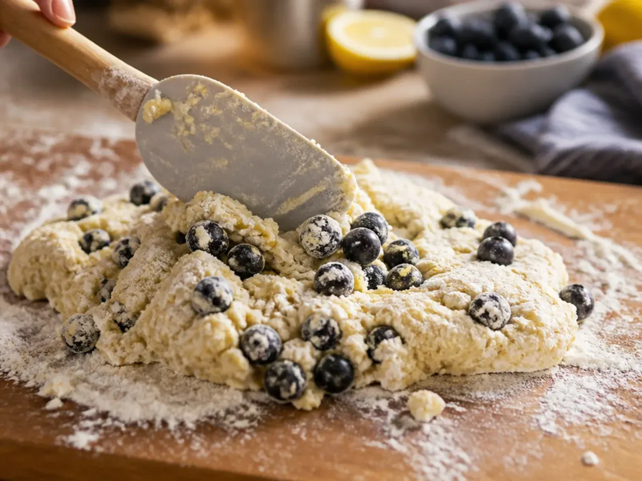 lemon blueberry scones recipe step 9