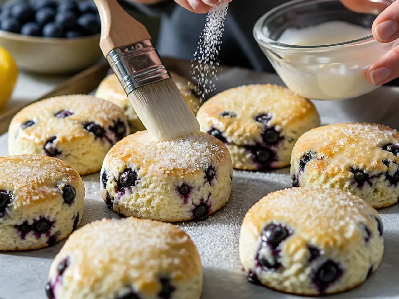 lemon blueberry scones recipe step 15
