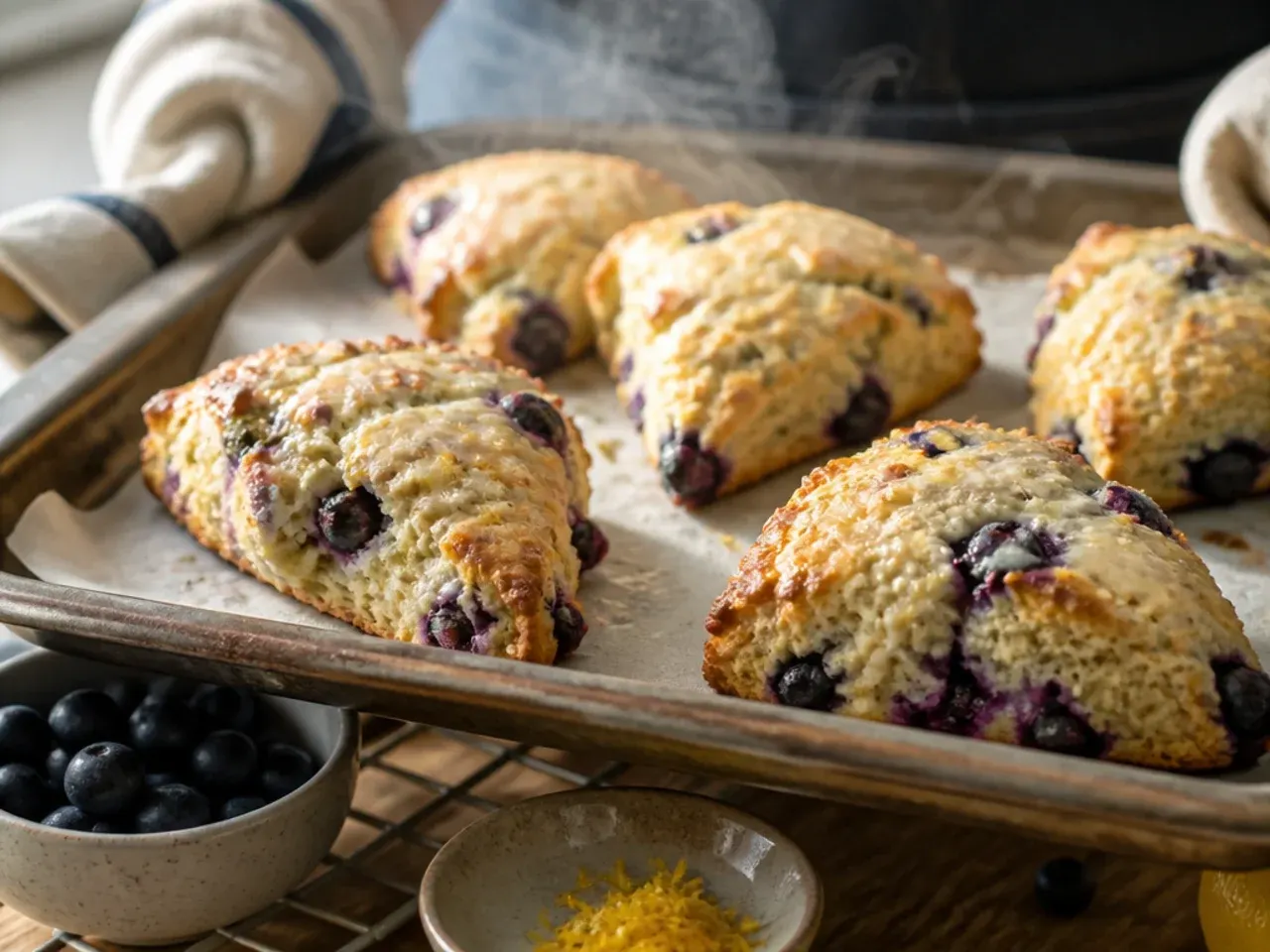 lemon blueberry scones recipe step 17