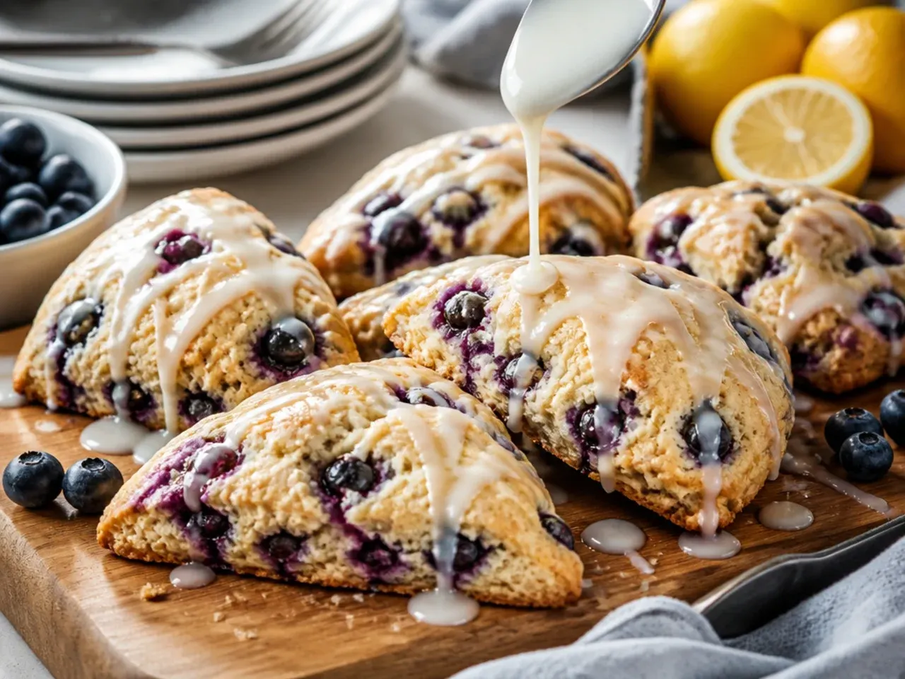 lemon blueberry scones recipe step 20