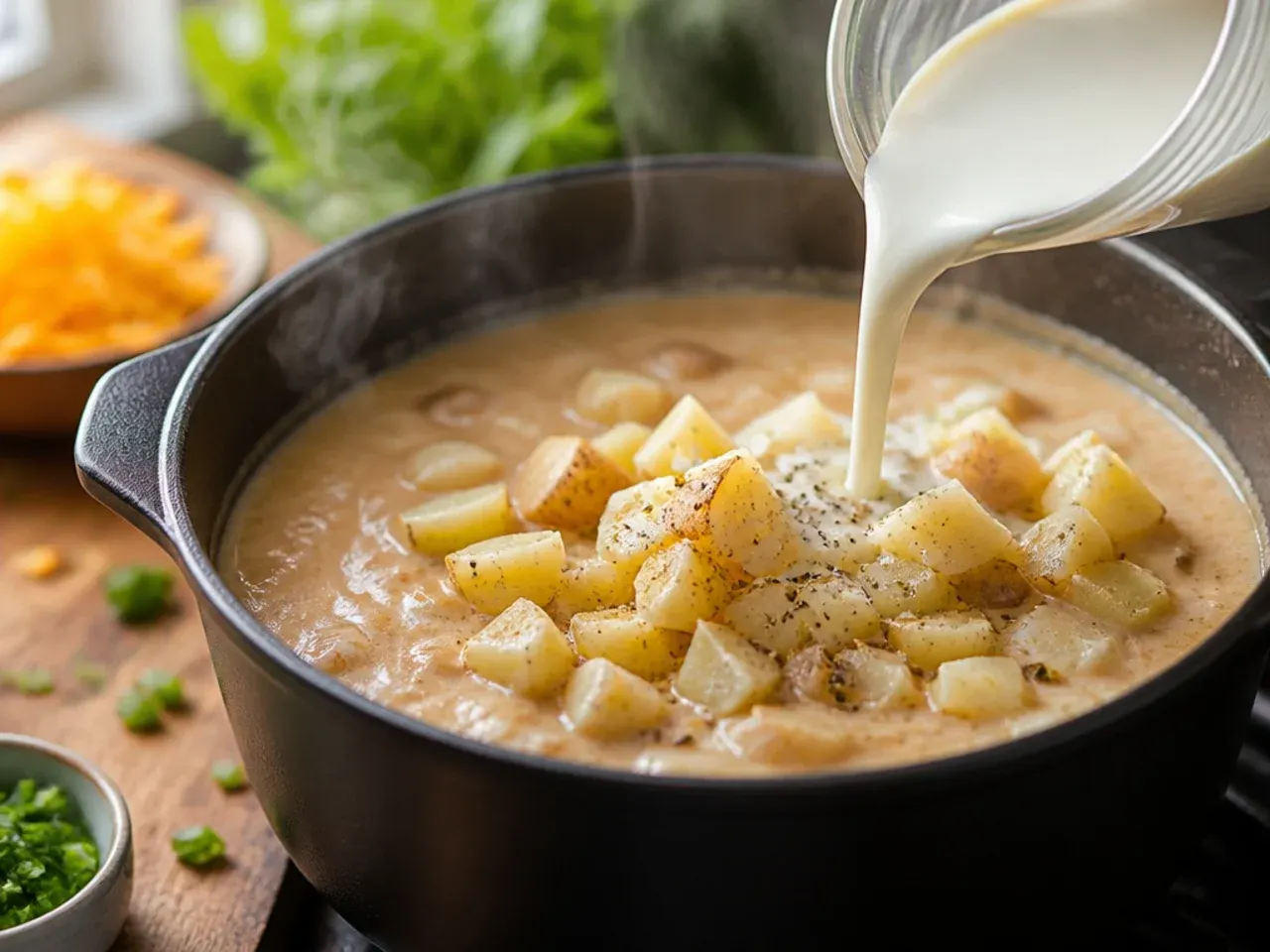 loaded baked potato soup recipe step 6
