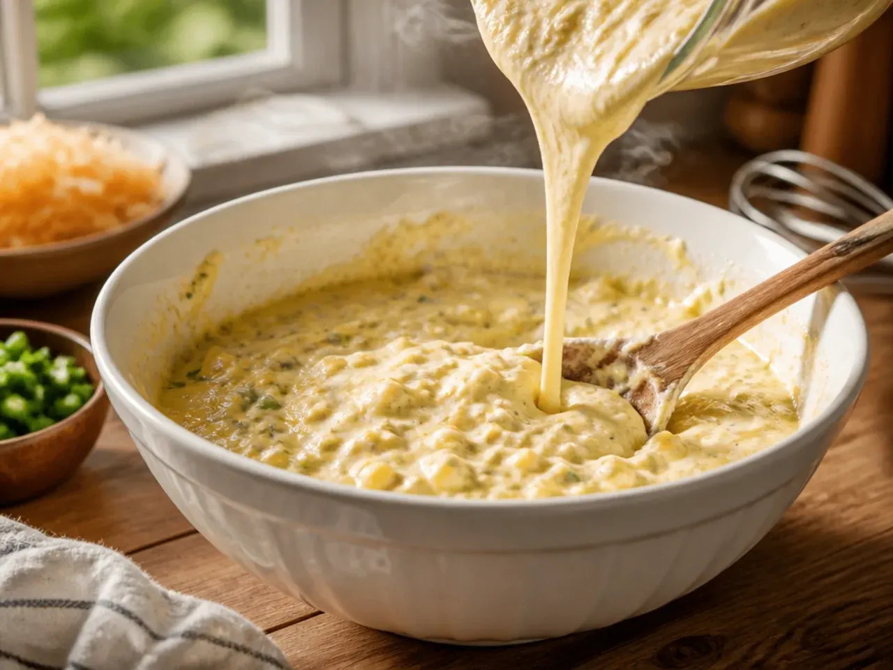 loaded cornbread casserole recipe step 5