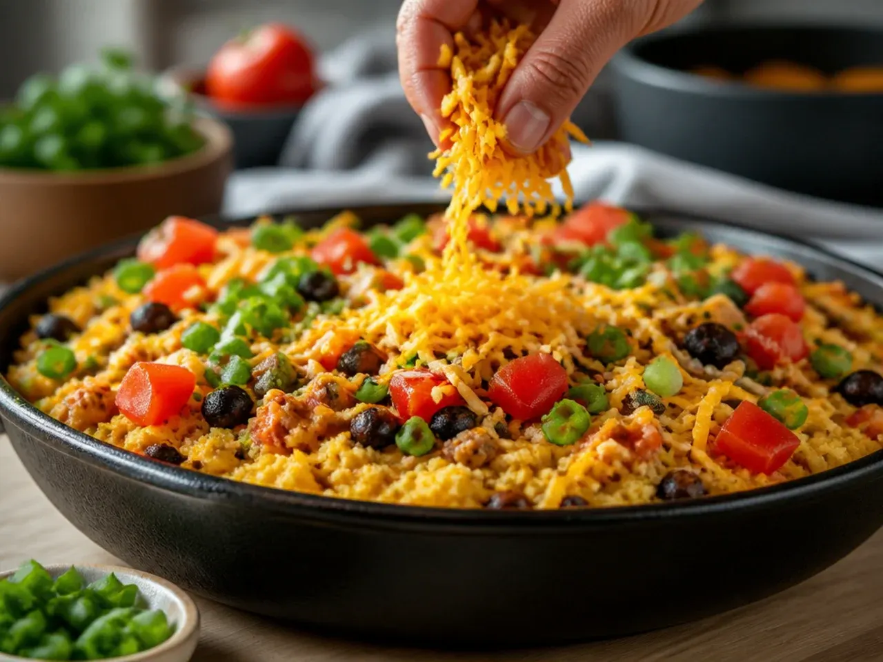 loaded cornbread casserole recipe step 6