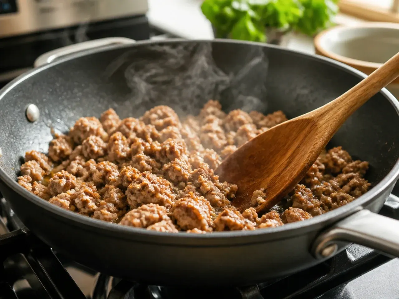 low carb egg roll in a bowl recipe step 2