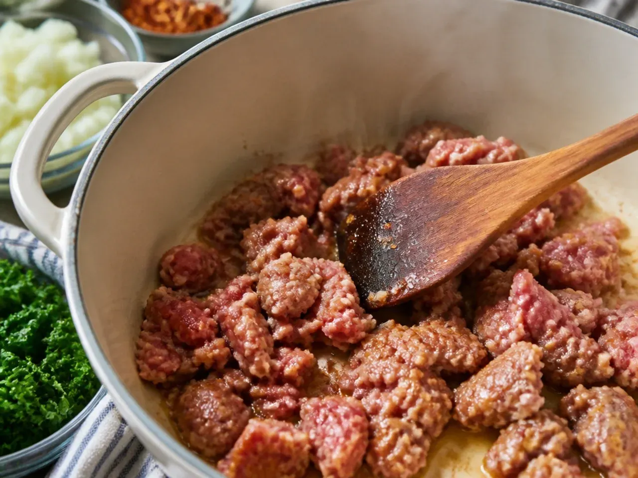 low carb zuppa toscana soup recipe step 1