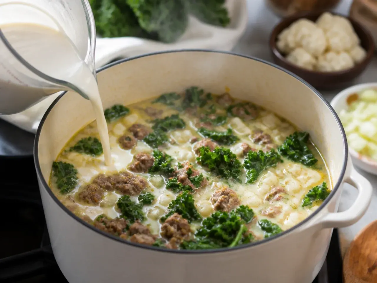 low carb zuppa toscana soup recipe step 10