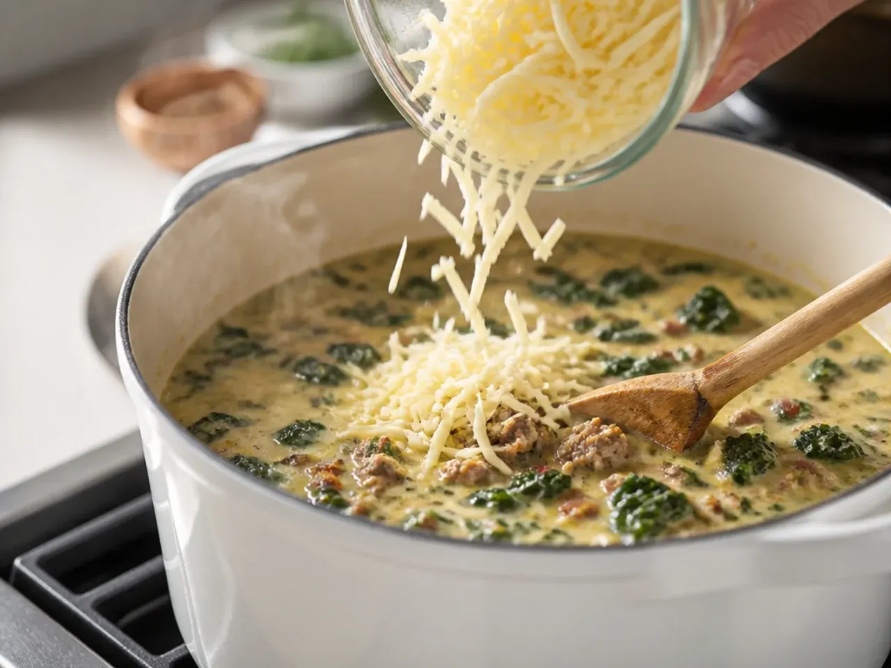 low carb zuppa toscana soup recipe step 14