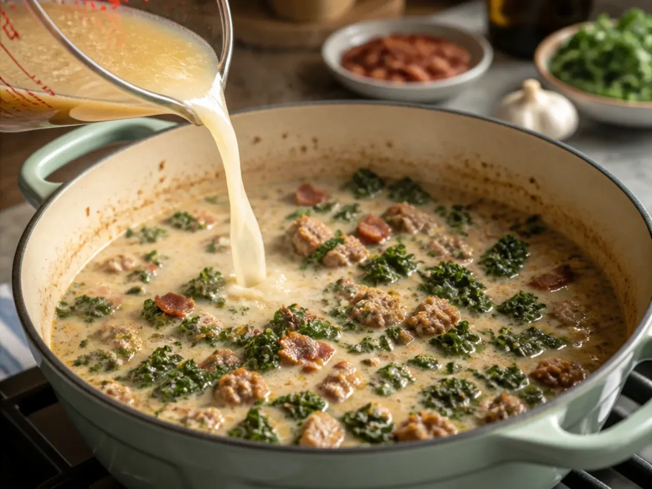 low carb zuppa toscana soup recipe step 22