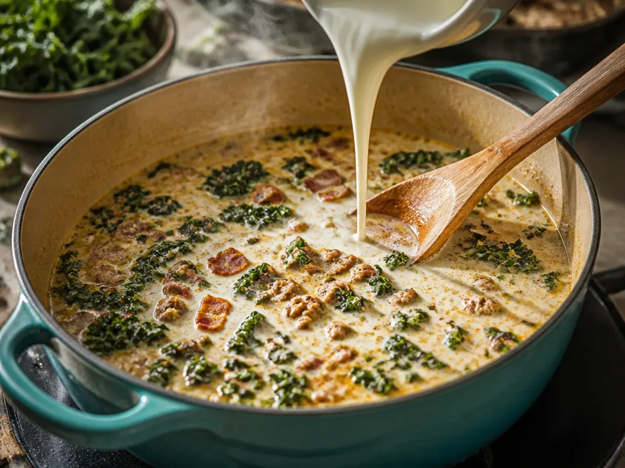 low carb zuppa toscana soup recipe step 23