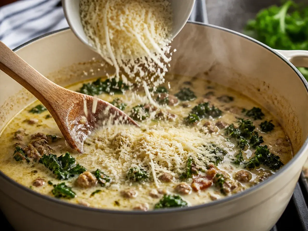 low carb zuppa toscana soup recipe step 25