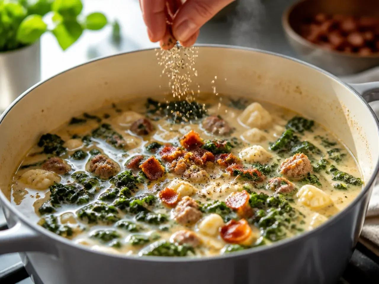 low carb zuppa toscana soup recipe step 26