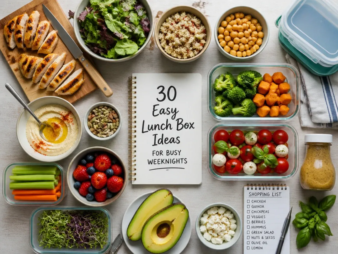 Meal prep containers with separated compartments for sauces and proteins