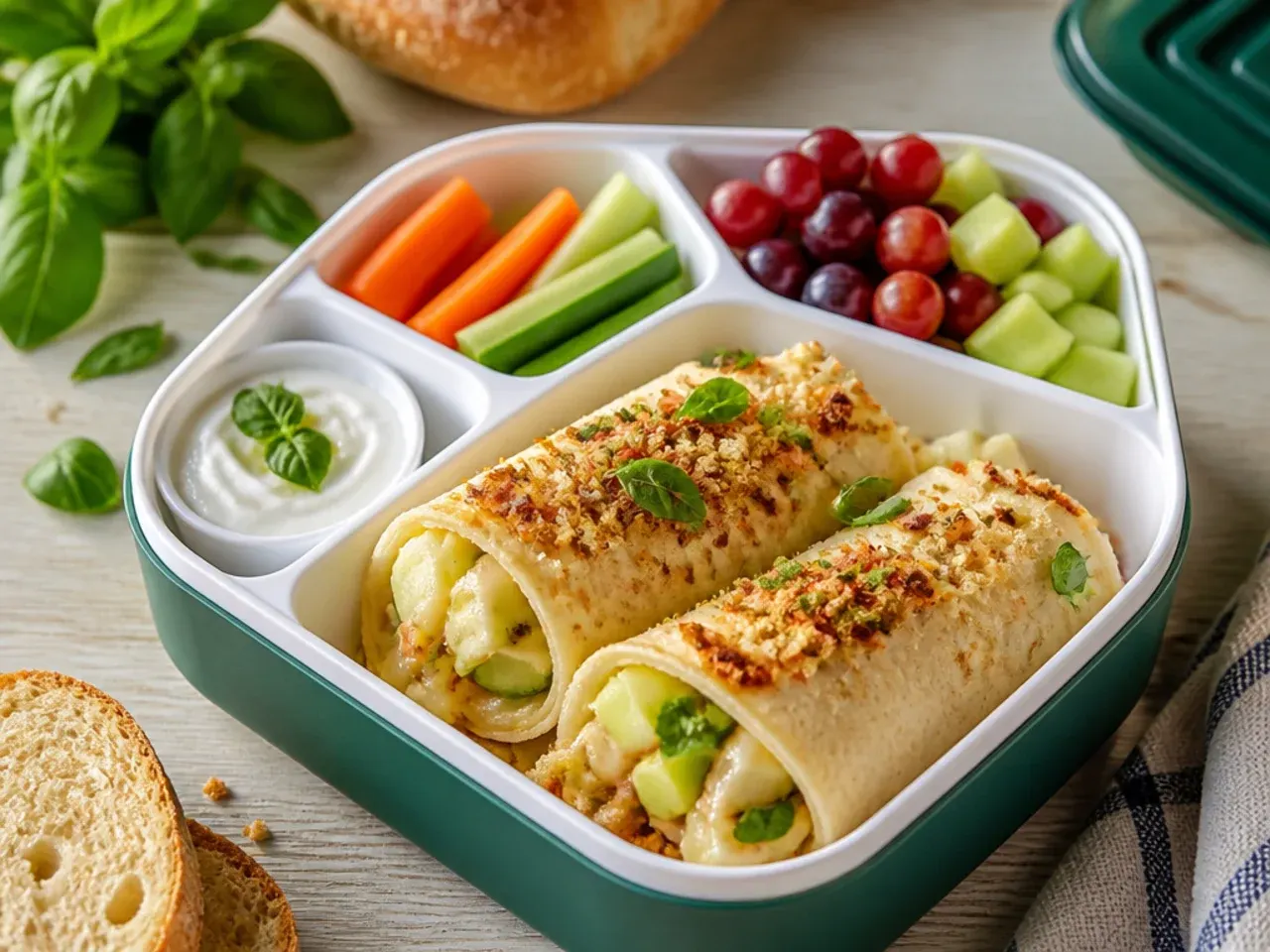 Best-ever apple and cheese wraps secured with cocktail sticks