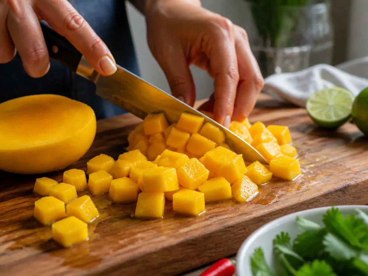 mango salsa recipe recipe step 1