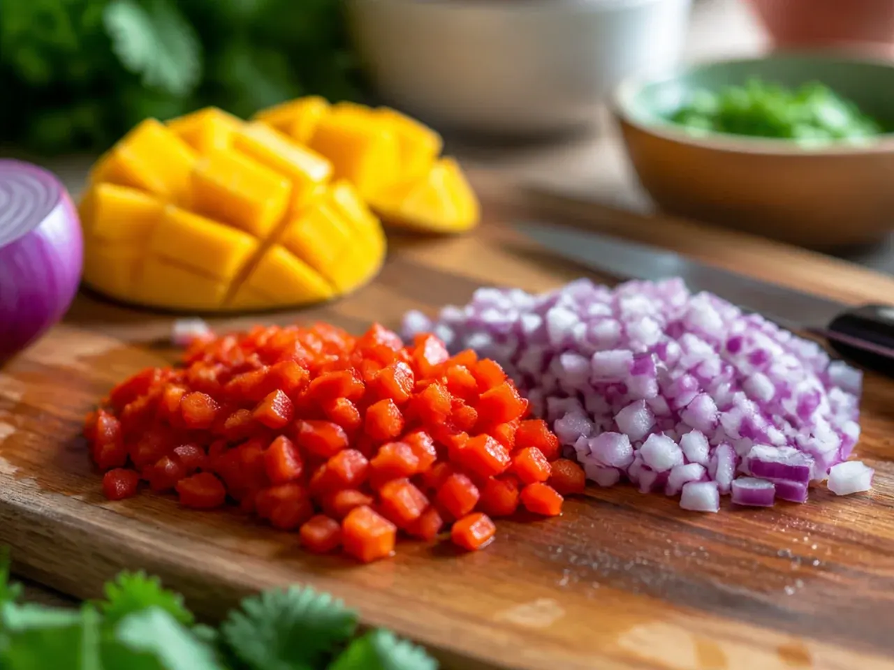 mango salsa recipe recipe step 2