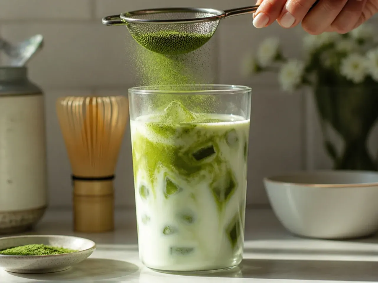 matcha starbucks drinks recipe step 1