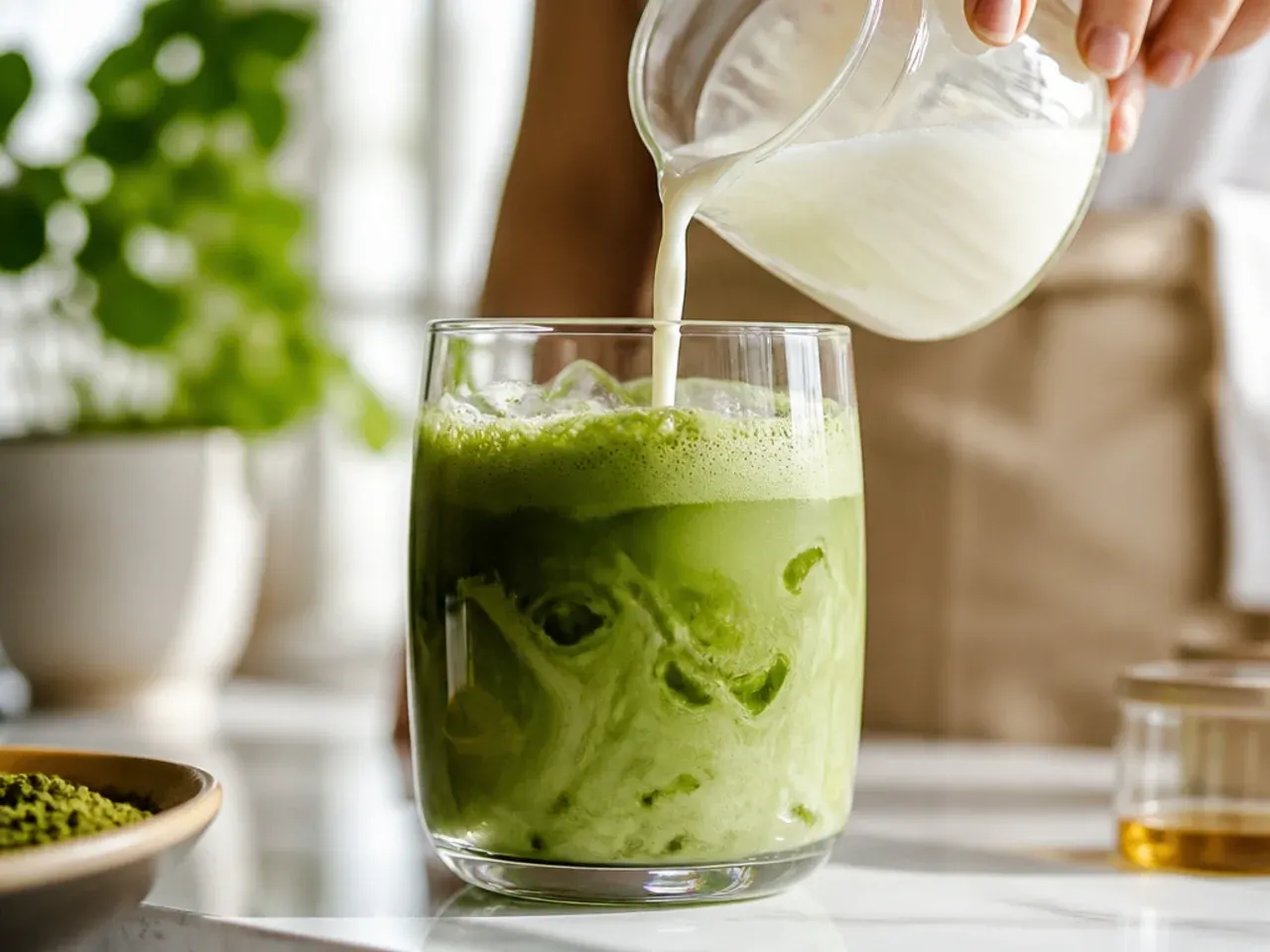 matcha starbucks drinks recipe step 3
