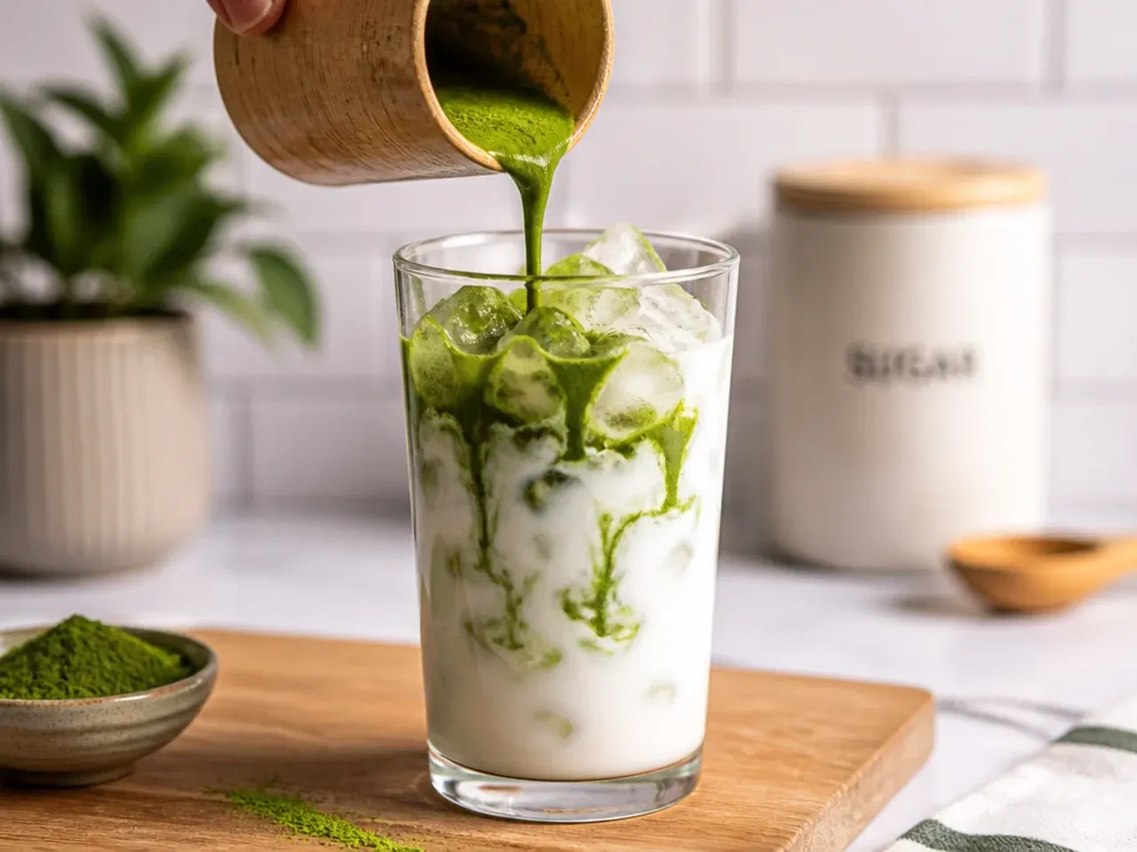 matcha starbucks drinks recipe step 4