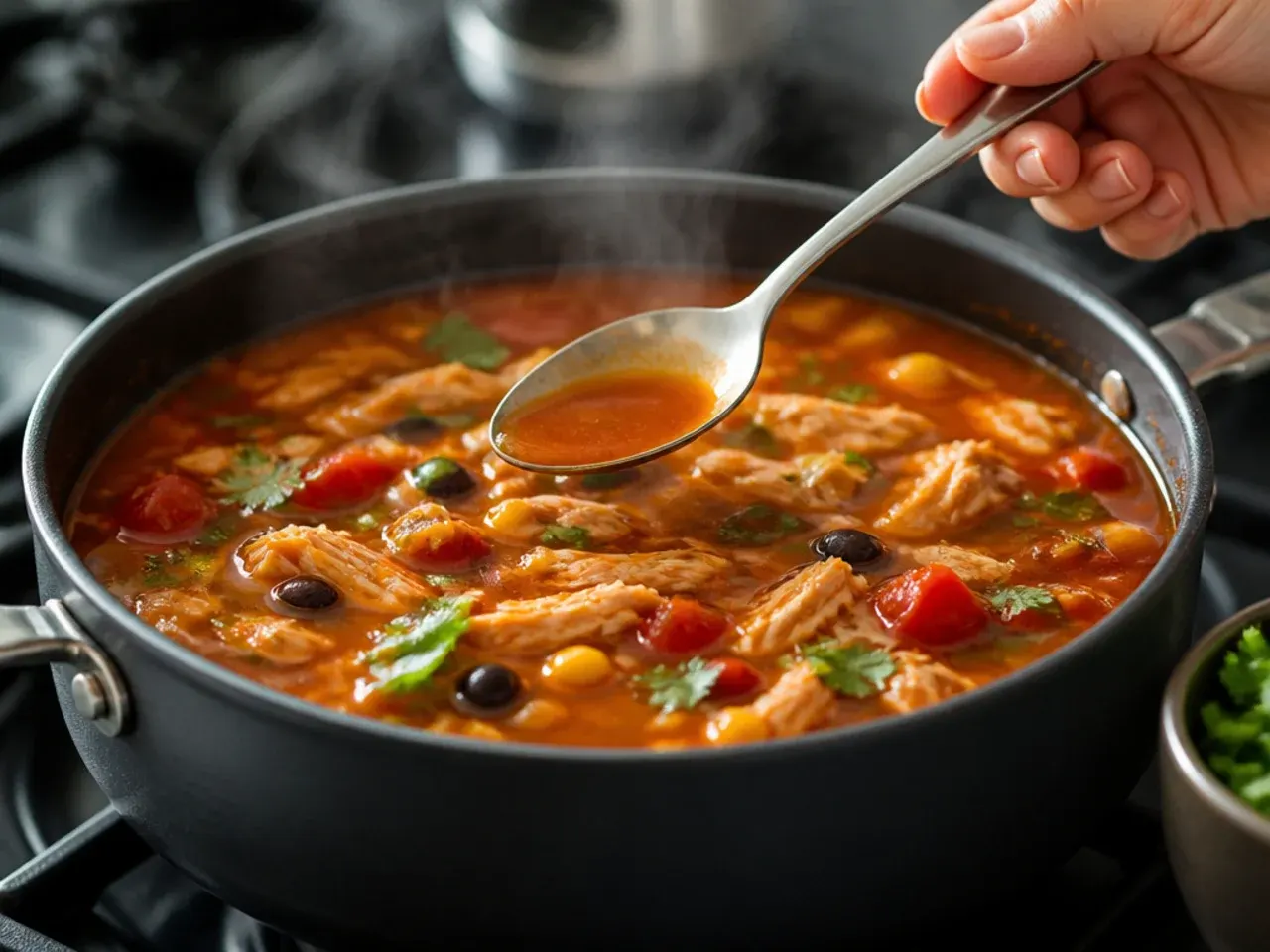 max and ermas chicken tortilla soup recipe step 5