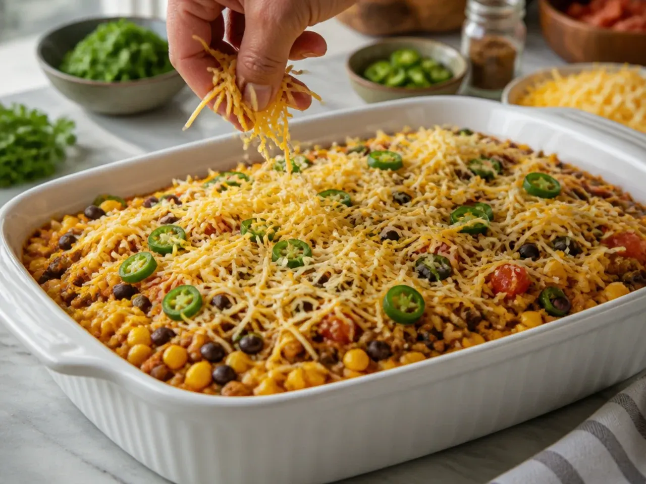 mexican cornbread casserole recipe step 6