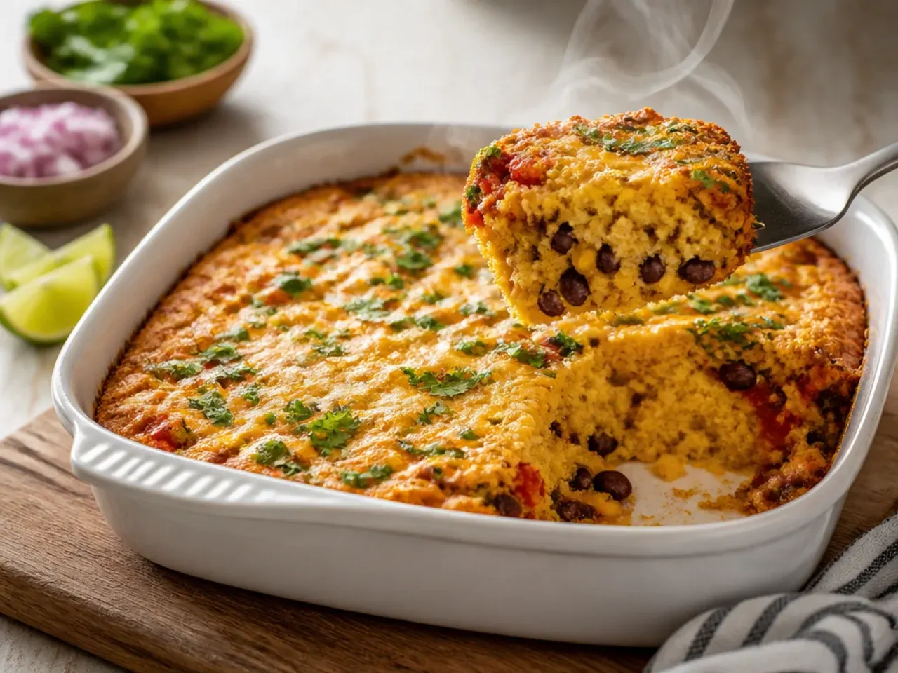 mexican cornbread casserole recipe step 7