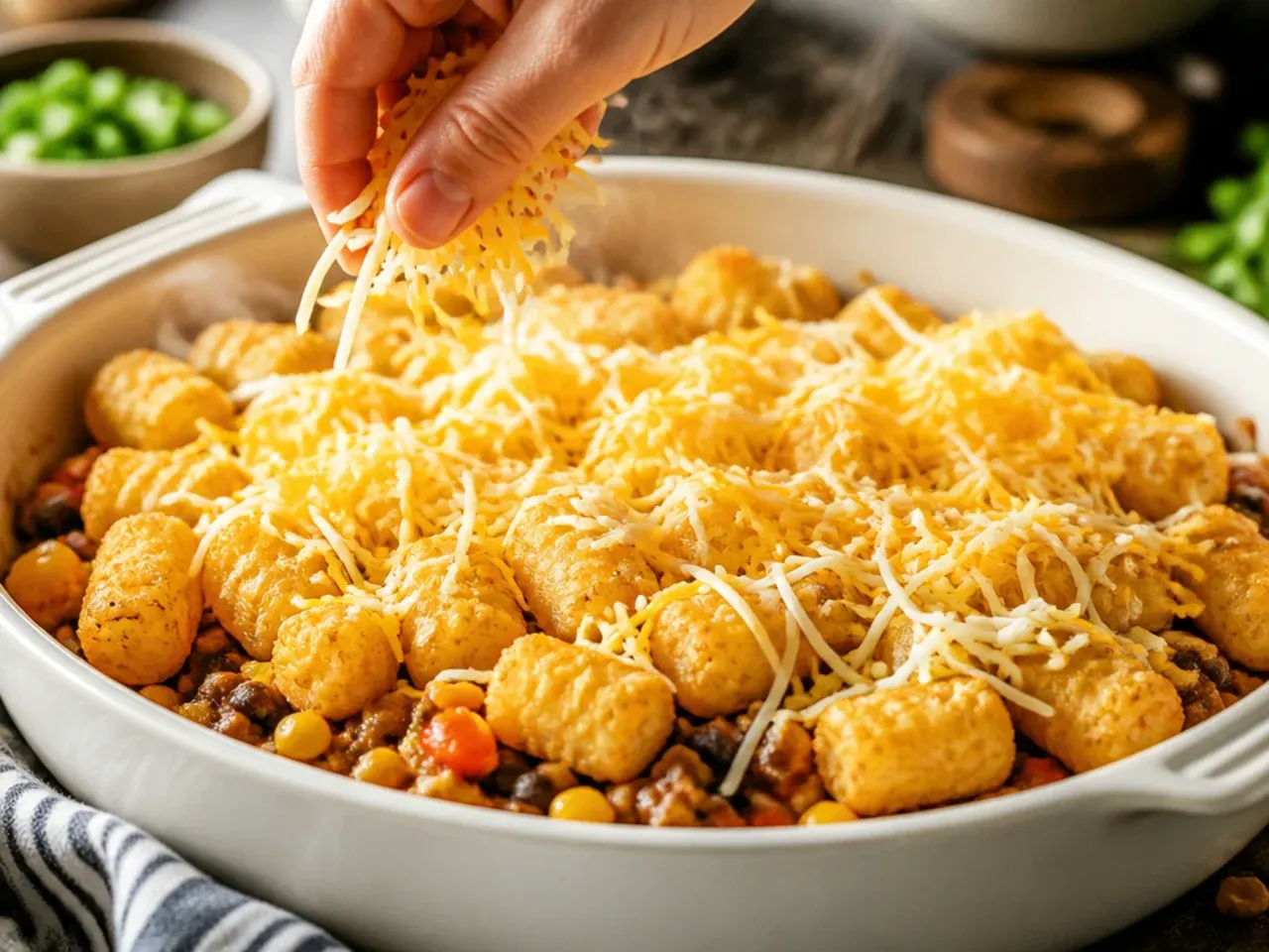 mexican tater tot casserole recipe step 19