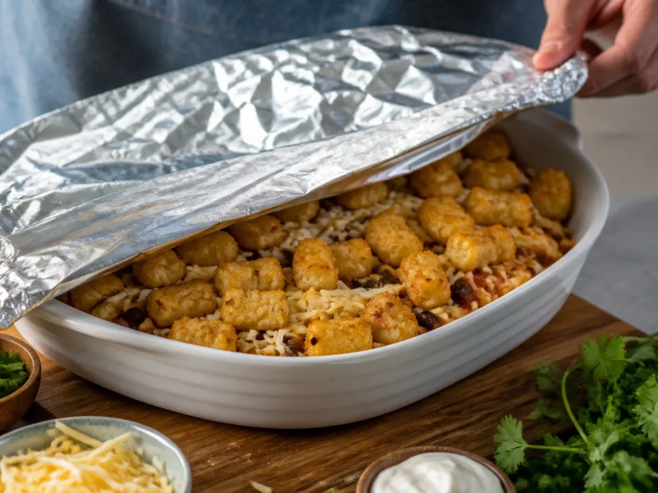 mexican tater tot casserole recipe step 20
