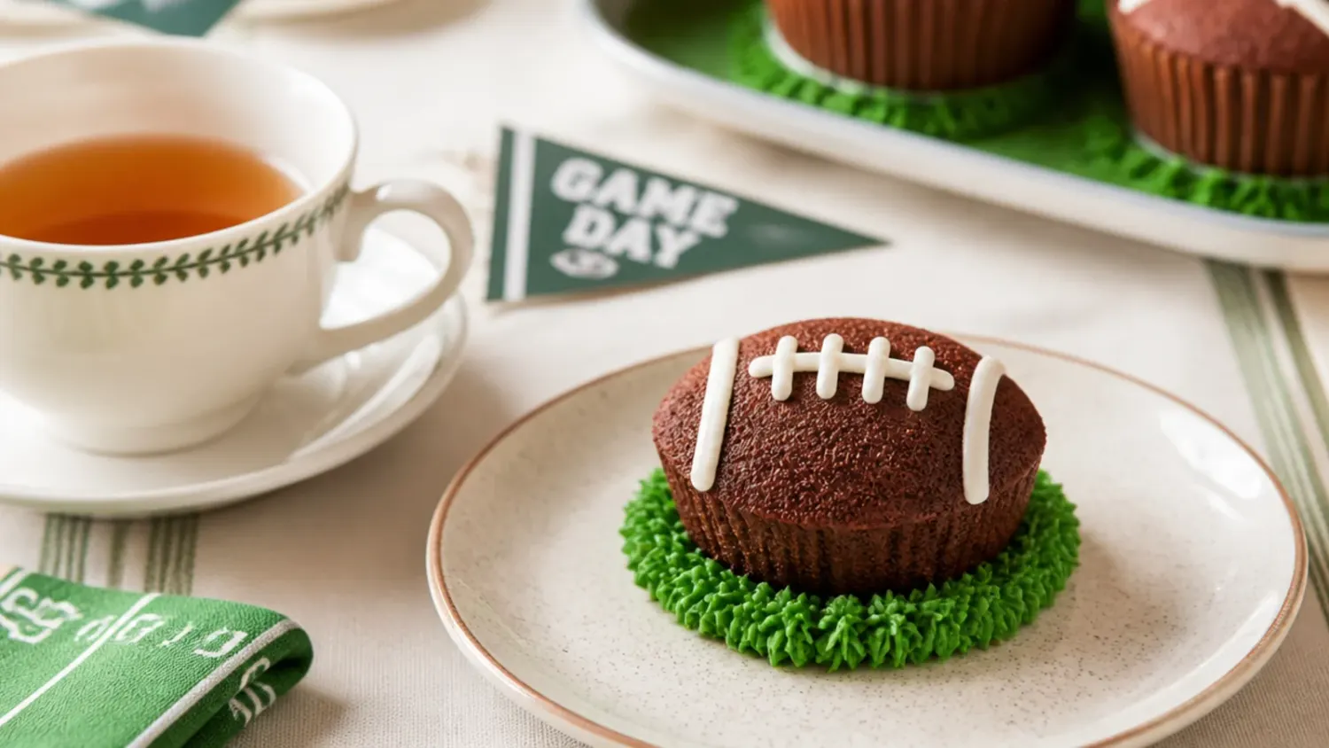 mini football cake — 20 Adorable Mini Football Cake Ideas