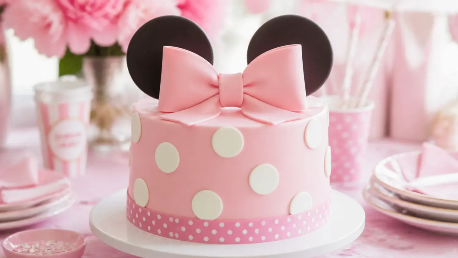 minnie mouse cake for girls — 15 Beautiful Minnie Mouse Cakes for Girls