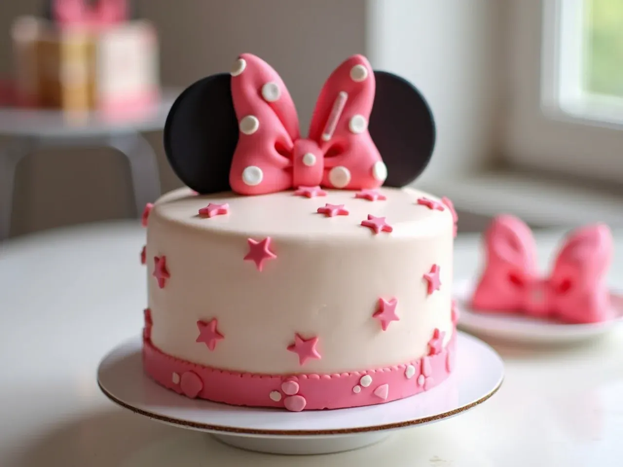 Common mistakes to avoid when making a Minnie Mouse cake topper with fondant