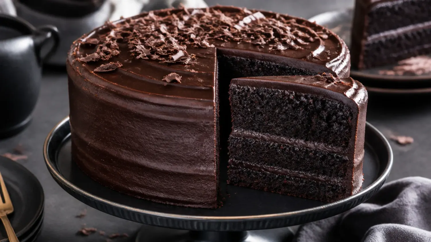 moist black cake — 15 Beautiful Moist Black Cake Recipes