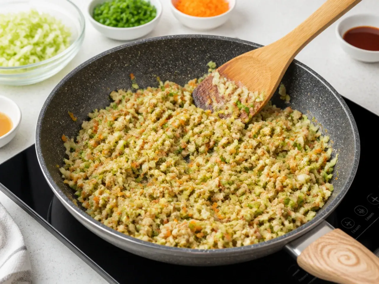 momos filling ideas — step 3: cook the filling