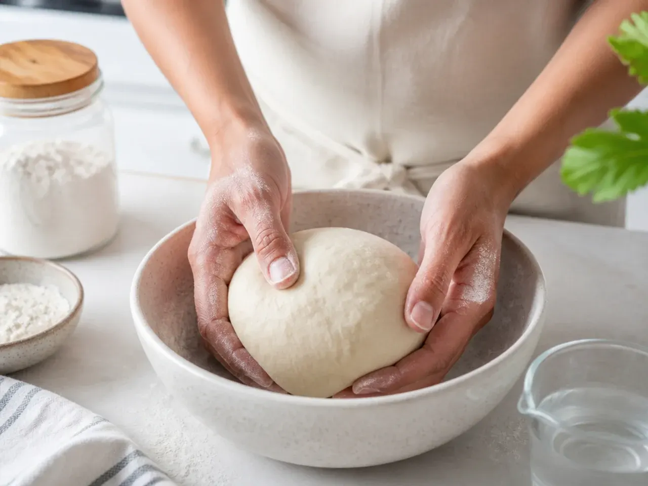 momos for party — step 1: make the dough