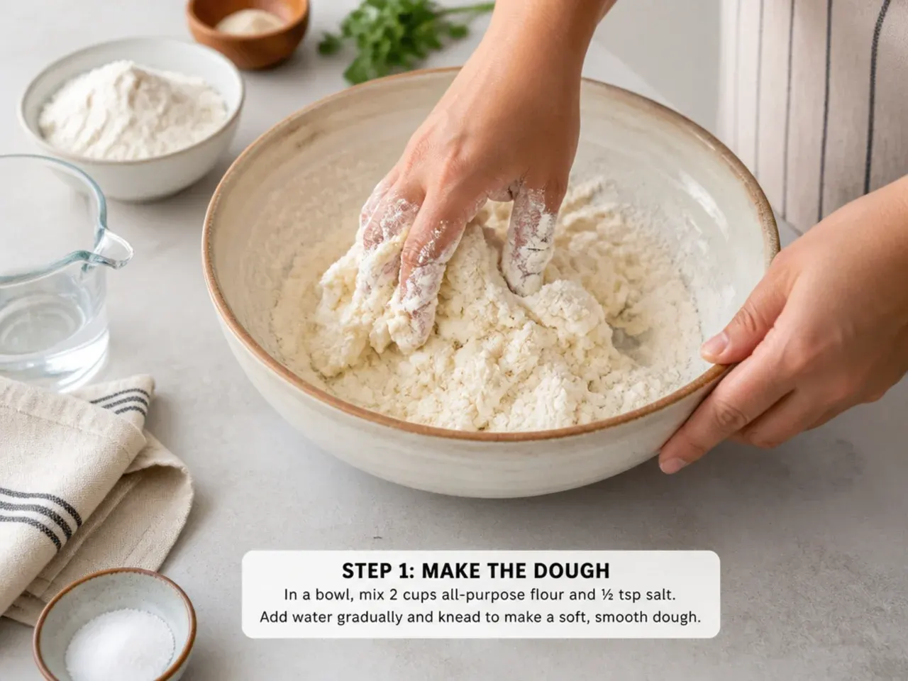 momos recipe easy — step 1: make the dough