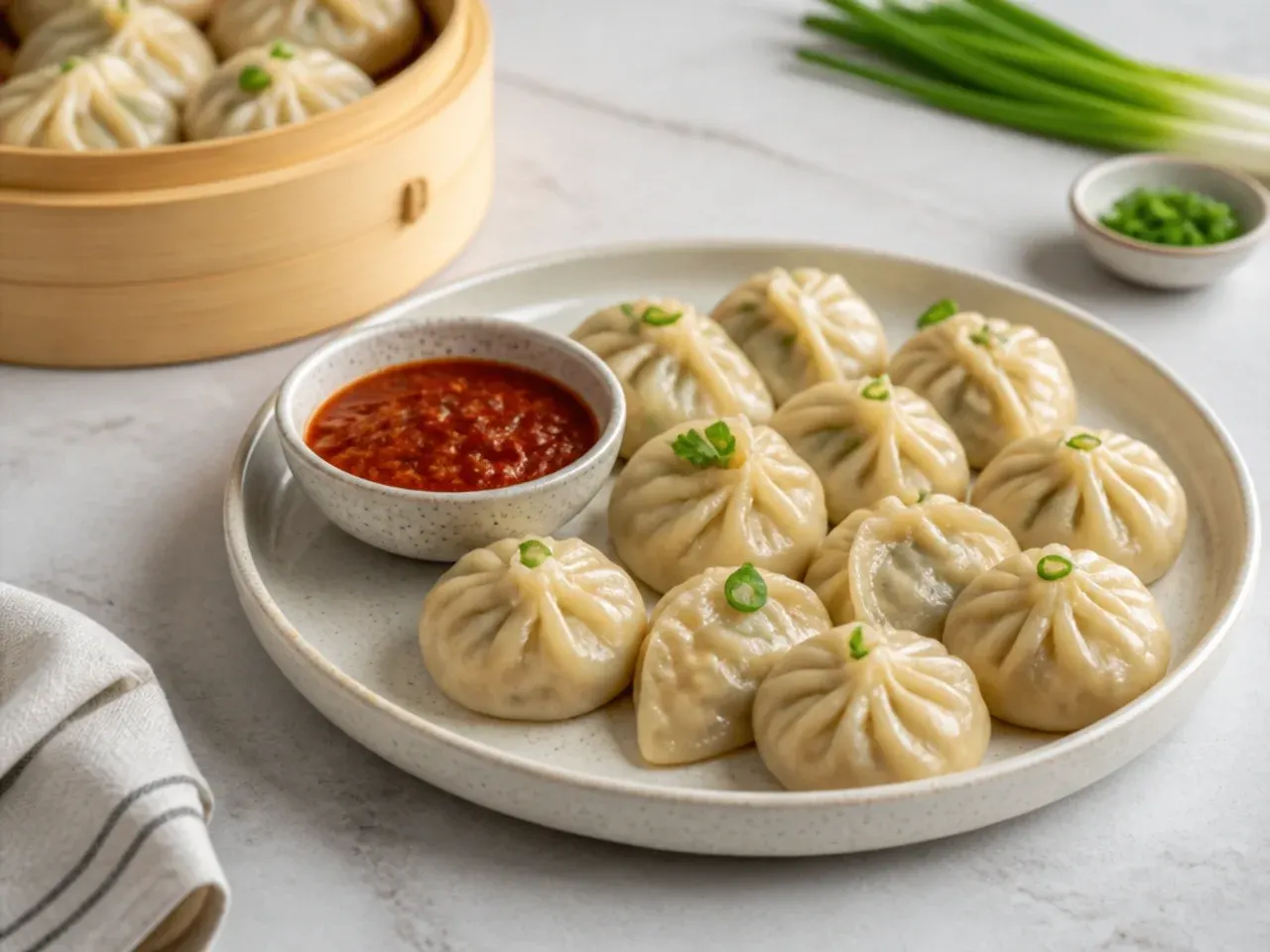 momos recipe easy — step 7: rest and serve