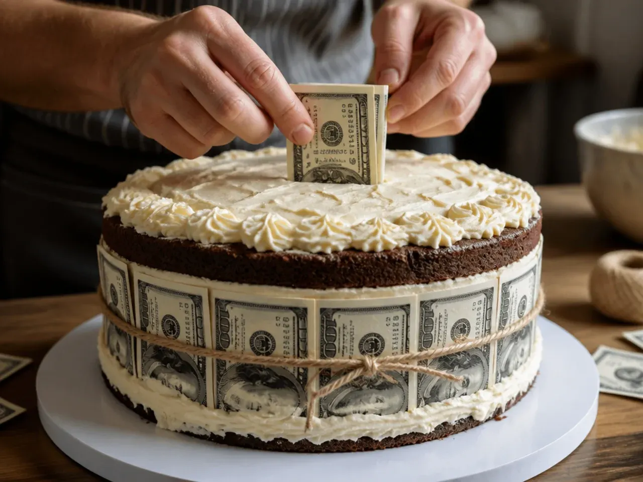 money cake ideas for men recipe step 7