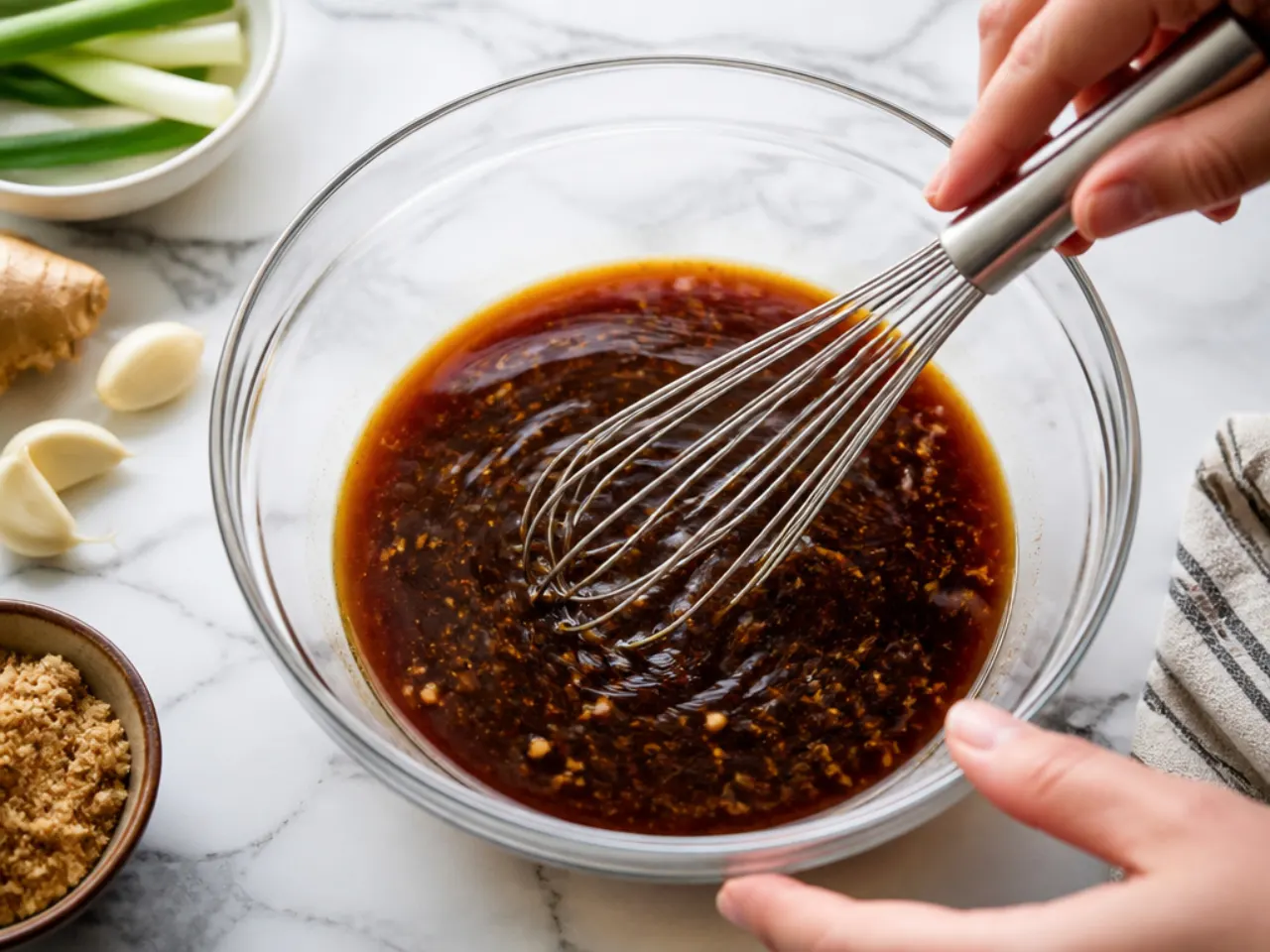 mongolian beef ideas — step 2: mix the sauce