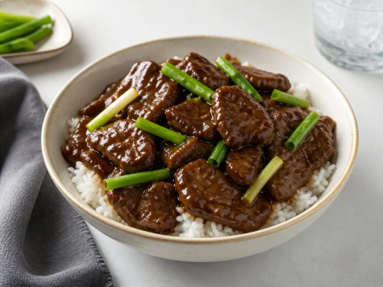 mongolian beef ideas — classic p.f. chang's-style mongolian beef over rice