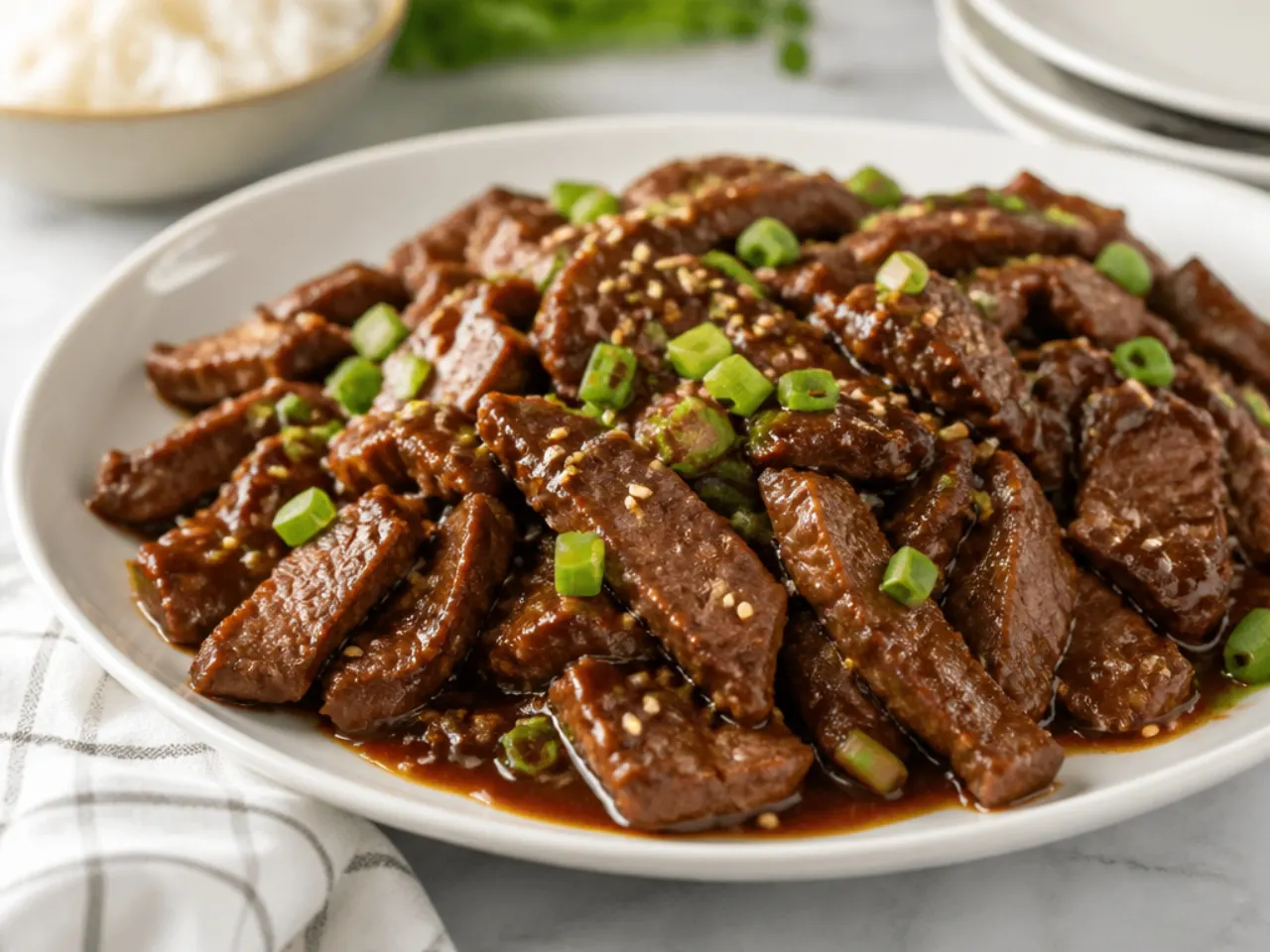 mongolian beef ideas — elegant mongolian beef tenderloin for guests