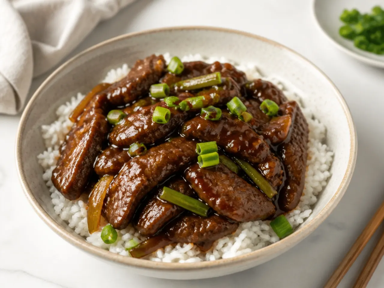 mongolian beef ideas — classic slow cooker mongolian beef