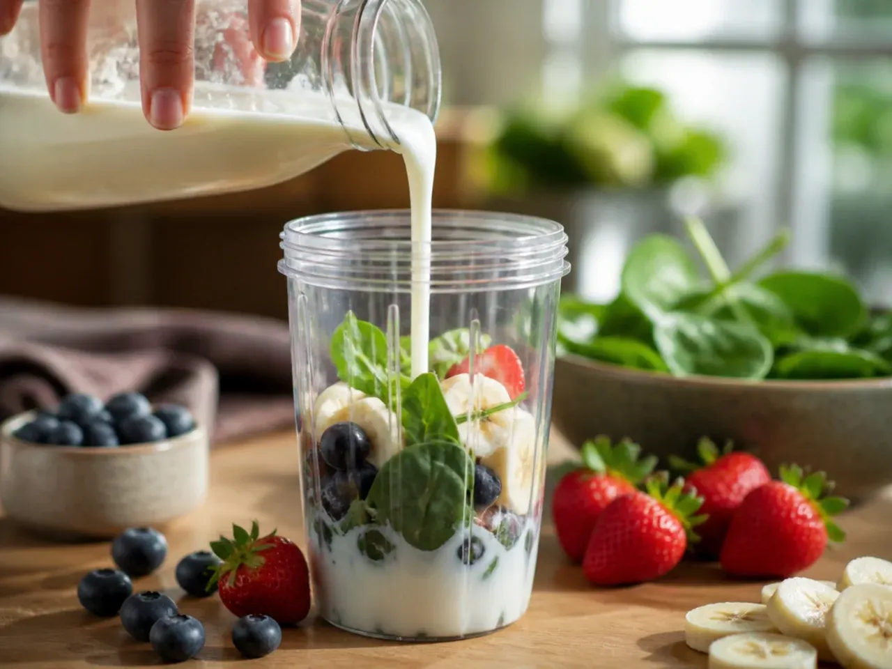 morning smoothie recipes healthy recipe step 2