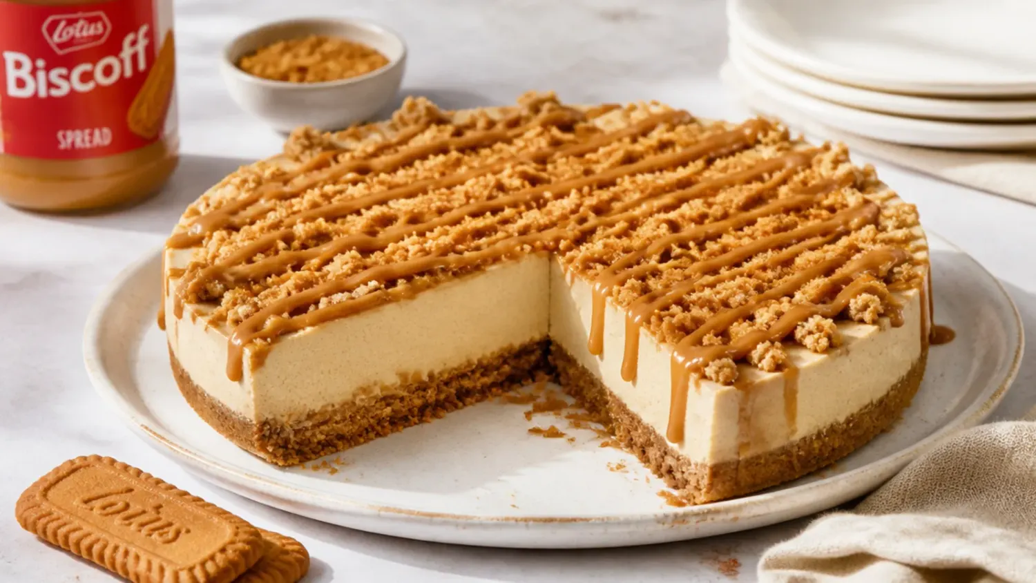 no bake biscoff cheesecake — 15 Dreamy No-Bake Biscoff Cheesecakes