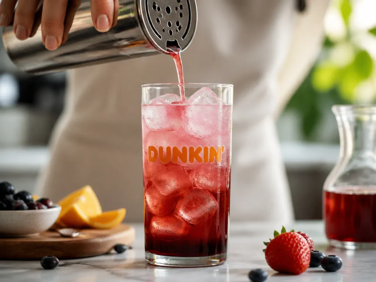 non coffee dunkin drinks recipe step 3