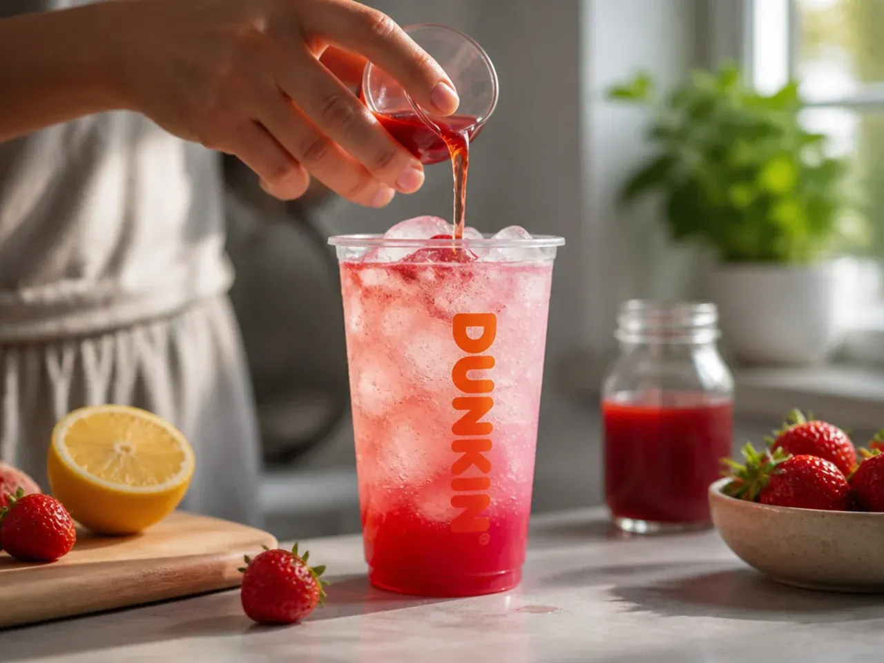 non coffee dunkin drinks recipe step 6