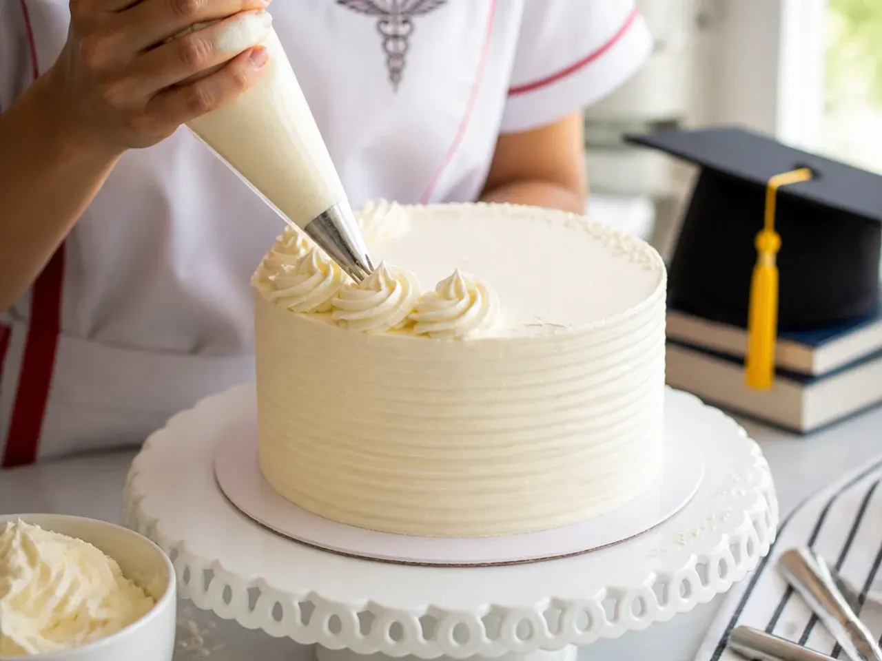 nurse cake ideas graduation recipe step 6